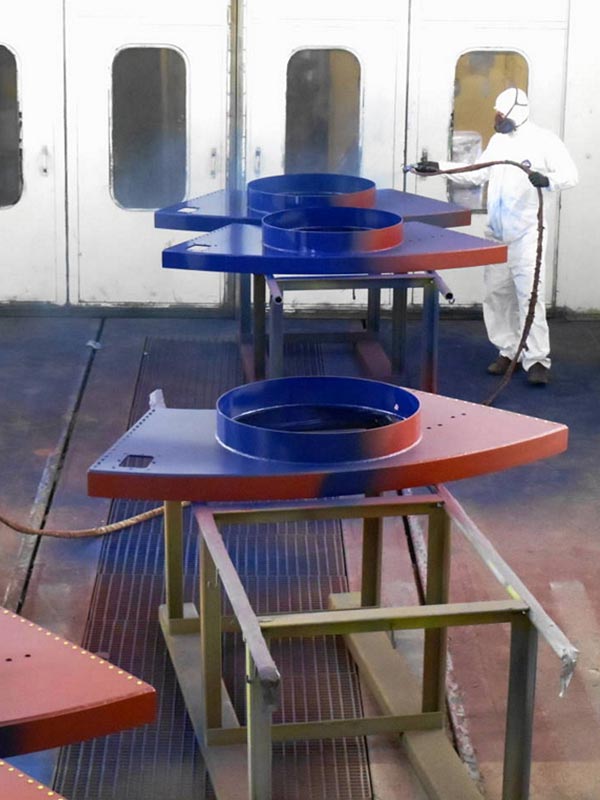 Sandblasting, Painting and Finishing